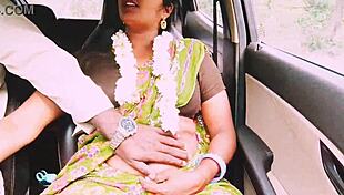 Indian Aunty's Big Natural Tits Bounce as She Fucks English Boy with Dirty Telugu Talk!