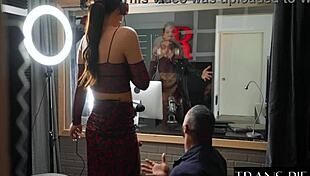 pretty shemale daisy taylor rides big cock horny crossdressing fuckfest