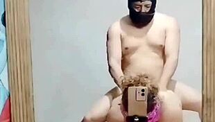 Chubby Latina Wife Bent Over Doggystyle Fucked Hard Before Mirror!