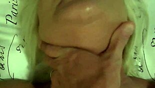 she slathers oil everywhere then spreads wide as her shaved cunt gets pumped full of hot creampie