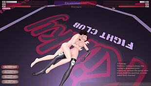 kinky fight club showdown she loses rides cowgirl in night club