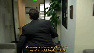 WATCH OFFICE SLUTS DEEPTHROAT COCKS AT WORK IN SPANISH SUBS!