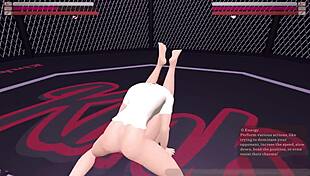 kinky fight club showdown she loses rides cowgirl in night club