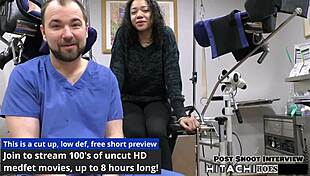 deviant patient yasmine woods takes forced hitachi orgasms from doctor