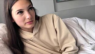 Sick Day Stepsister Sophie Tyler Shares Skinny Body and Creampie with Alex Adams