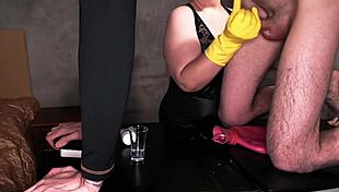 Housewife Stepmom Jerks Me Off Until I Cum All Over Her Huge Natural Tits!
