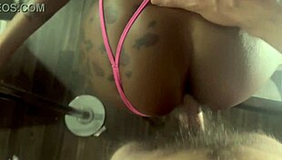 😈 fucking this sexy ebony bitch hard with my massive bbc!