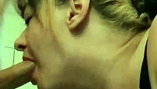 Wife On Knees Gagging Sloppy Deepthroat Choking Spit Share Super Cock