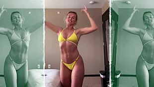 Madisyn Huntt twerks bikini outfits with nipslip cameltoe reveal