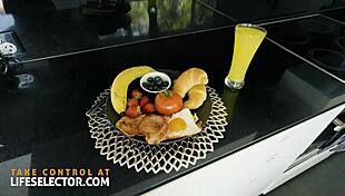 Gorgeous scarlet chase bends for kinky anal toys and hardcore ass play