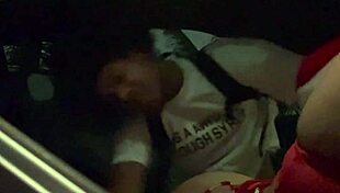 Lil d rides his fat ass christmas slut in car? Cumshot covers her sloppy cheeks pt 2