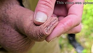 i hold his dick tight while he pees wetting my fingers... 3 vids comp!