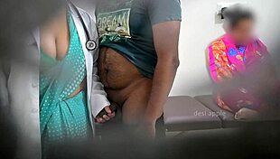 Indian doctor sneaks sex with patient right under watching nurse's nose