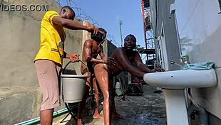 Step-siblings fuck secretly in hammock while asleep!