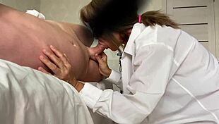 wake up to her teasing blowjob on huge morning cock