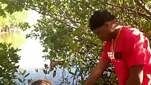 Milf's Beach Quickie Deepthroat Leads to Wet Cumshot