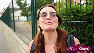 catalan babe lena ross hears about gloryholes and gets seduced through one fast