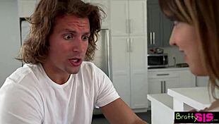 stepsis stretches yoga poses before riding cock in taboo family passion