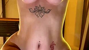 wifey drops to knees sucking my cock then i fuck her milf tits good homemade style