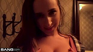 oh man, teen ashley adams just can't resist public gym pounding