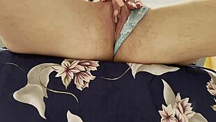 My sensitive clit throbs ready to explode in close-up pussy orgasm rub!