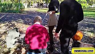 pumpkin slave dolly gets crushed in vengeful creampie gangbang revenge