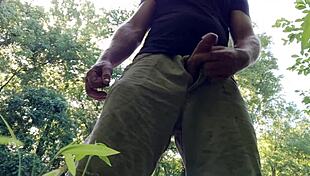 i jerked off in the park and cum sprayed everywhere hoping no one saw