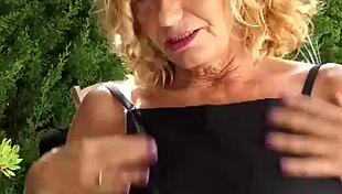 i'm the hot mature teacher fingering my wet shaved pussy