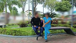 i can't believe my mexican milf nurse invites guys over for wild fucks 😏💦