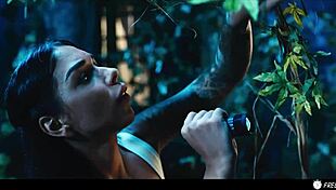 brunette latina freezes time pranks coco bae sucking her tits lesbian fetish!