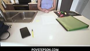 milf tutor havana bleu tricked into deepthroat student fuck