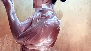 Shower tease bares hairy beaver