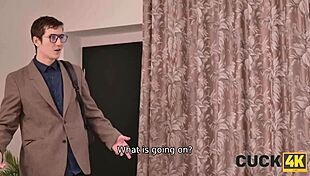 ever wonder why cucking hits so hard on that sofa with wife riding old bull?