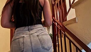 Fucking Boyfriend's Best Friend Wildly! Almost Caught!