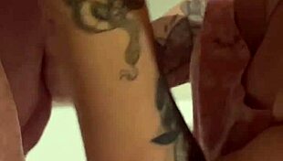 wifey drops to knees sucking my cock then i fuck her milf tits good homemade style