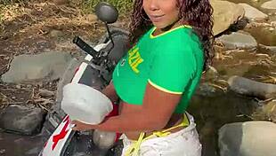 stranger begs for outdoor fuck in woods after i help her