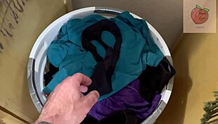 hey stepson, caught you stroking with my panties... now what?