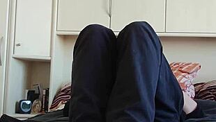 wanna see my white sneaker socks up close for foot fetish fun?