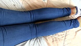 59yo big ass mature jeans on off showing comp 🍑😍