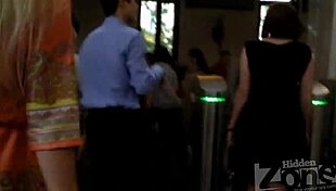 Upskirt Tease Reveals Skirt Secrets in Hz 2089