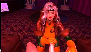 Rogue's VR Cosplay Purple Dream Lets Bunny Care for You Intensely!