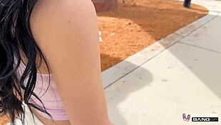 What if delilah dagger's shaved pussy couldn't resist that monster cock piercing her skinny frame?