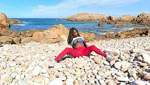 Wanna lick cum off sugardaddy cock on secret beach?