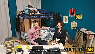 mature granny teases anatomy to horny fuck boys