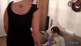 Missy Kink Cheats with Homemade Cock Sucking Handjob