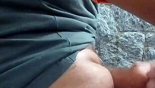 soloboy strokes his cock wildly in solo masturbation frenzy