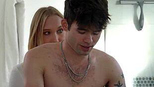 Slim big ass teen bends over for rough doggystyle pounding by stepbro's monster cock