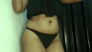 Thong-Clad Beauty Dances Seductively To Tempt House Boy's Desires