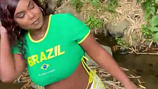 stranger begs for outdoor fuck in woods after i help her