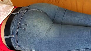 59yo big ass mature jeans on off showing comp 🍑😍